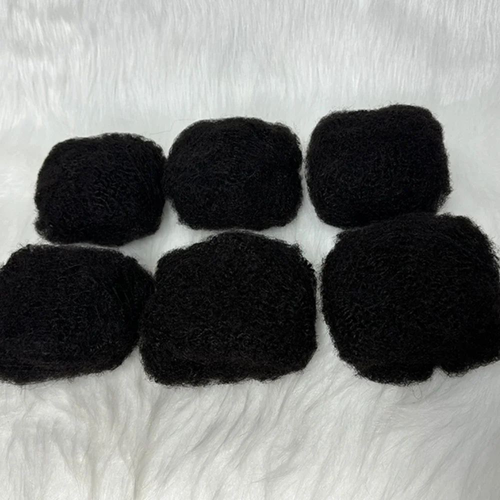 Brazilian Remy Hair Afro kinky Curly Bulk Human Hair For Braiding DreadLocks 1 Bundle 30g/pc Natural Color Braids Hair No Weft