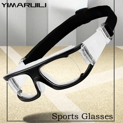 YIMARUILI New Ultra-light High-quality Basketball Football Eyewear Safety Big Field View Optical Prescription Sports Glasses Men