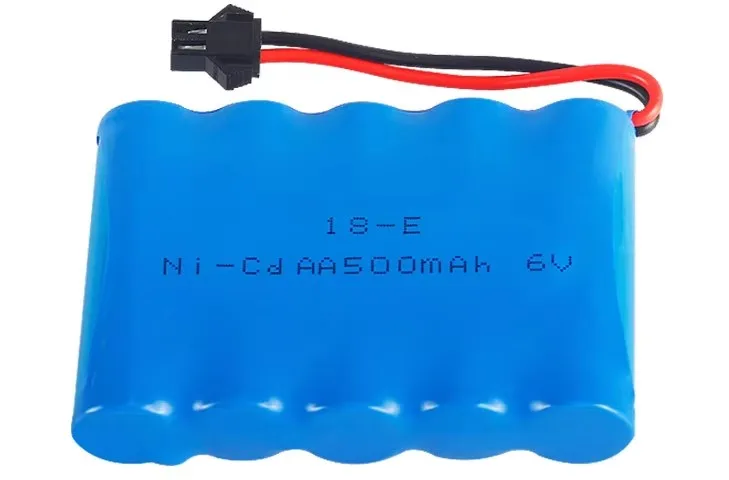 6v 500mah AA Ni-Cd Battery High capacity toy battery upgrade Electric toys Remote car ship robot rechargeable