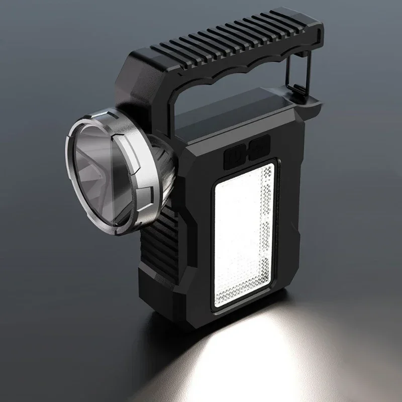 

Solar Power LED Flashlights Multifunctional Portable Light Rechargeable Camping Work Light Solar Charging High brightness Torch