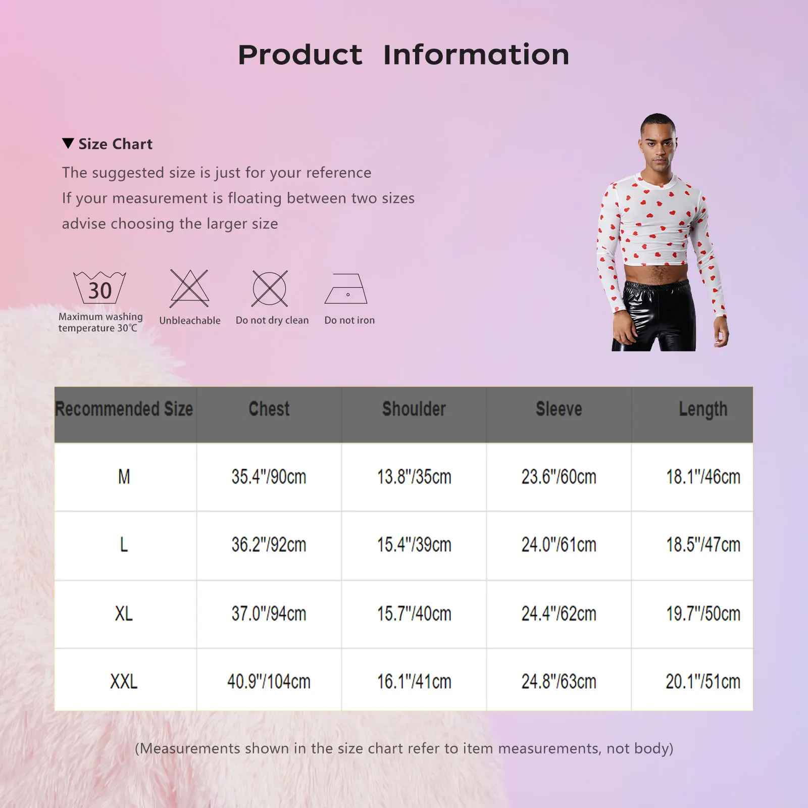 Men Sexy See Through T-shirt Long Sleeve Ruffled Trim Pullover Crop Top Sequins Navel Exposes Tops for Club Party Dance Tops