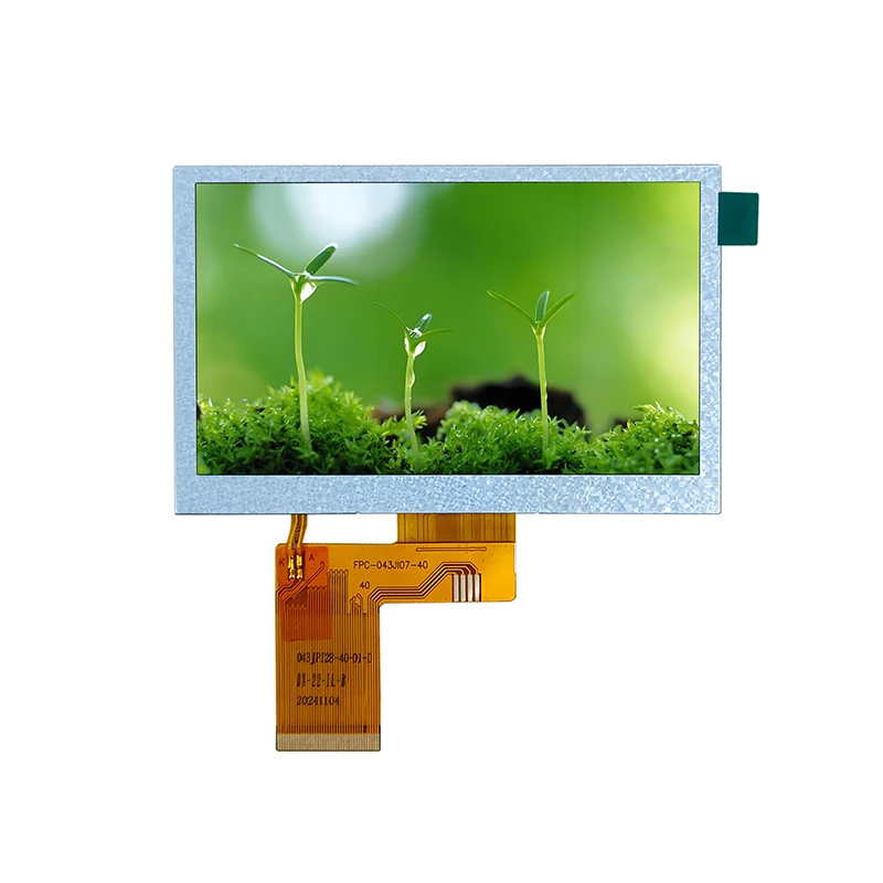 ips display 4.3 inch with 480x272 resolution RGB communication IPS 1000 high brightness LCD screen