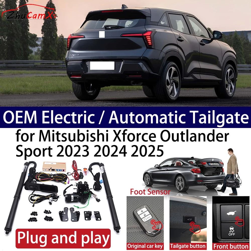 ZhuCamX for Mitsubishi Xforce Outlander Sport 2023 2024 2025 Car OEM Power Electric Automatic One-Click Smart Liftgate Tail Gate