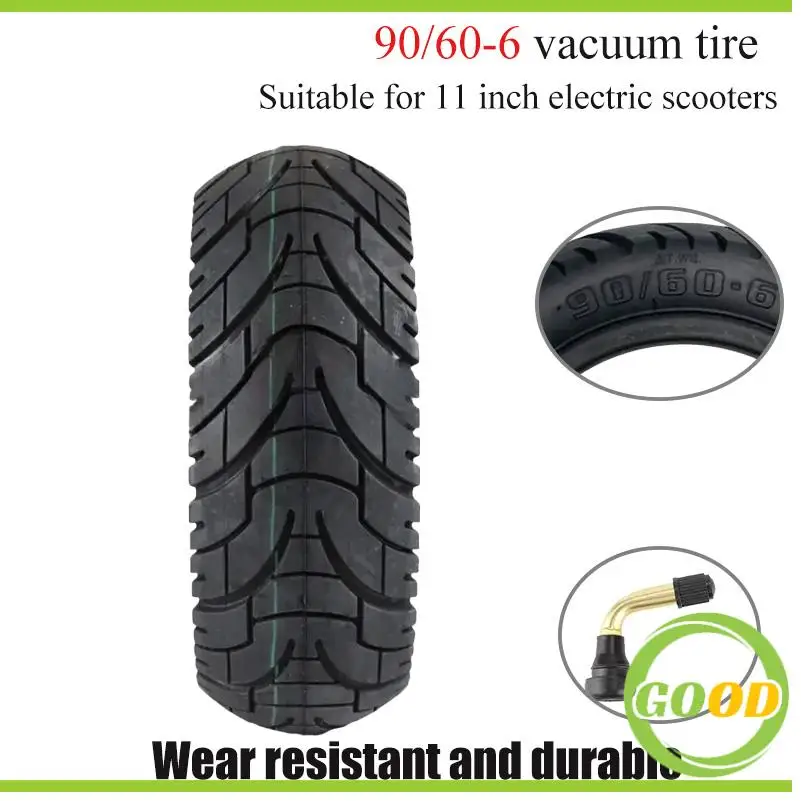 

Electric scooter tire 90/60-6 vacuum tire thick wear-resistant inflatable tire tubeless tire accessories