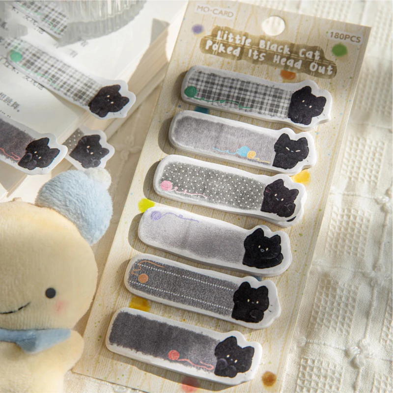 

24PCS/ лот KAWAII CAT MEMO PAD CREATIVE N TIMES STATIONERY LABEL NOTEPAD закладка POST SCHOOL SUPPLIES