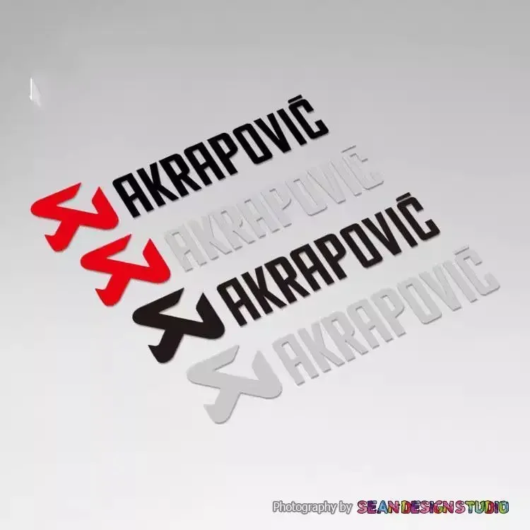Akrapovic العقرب نوع دراجة نارية العادم الأنابيب ملصق مقاوم للماء عاكس ملصق سحب زهرة ملصق تعديل
