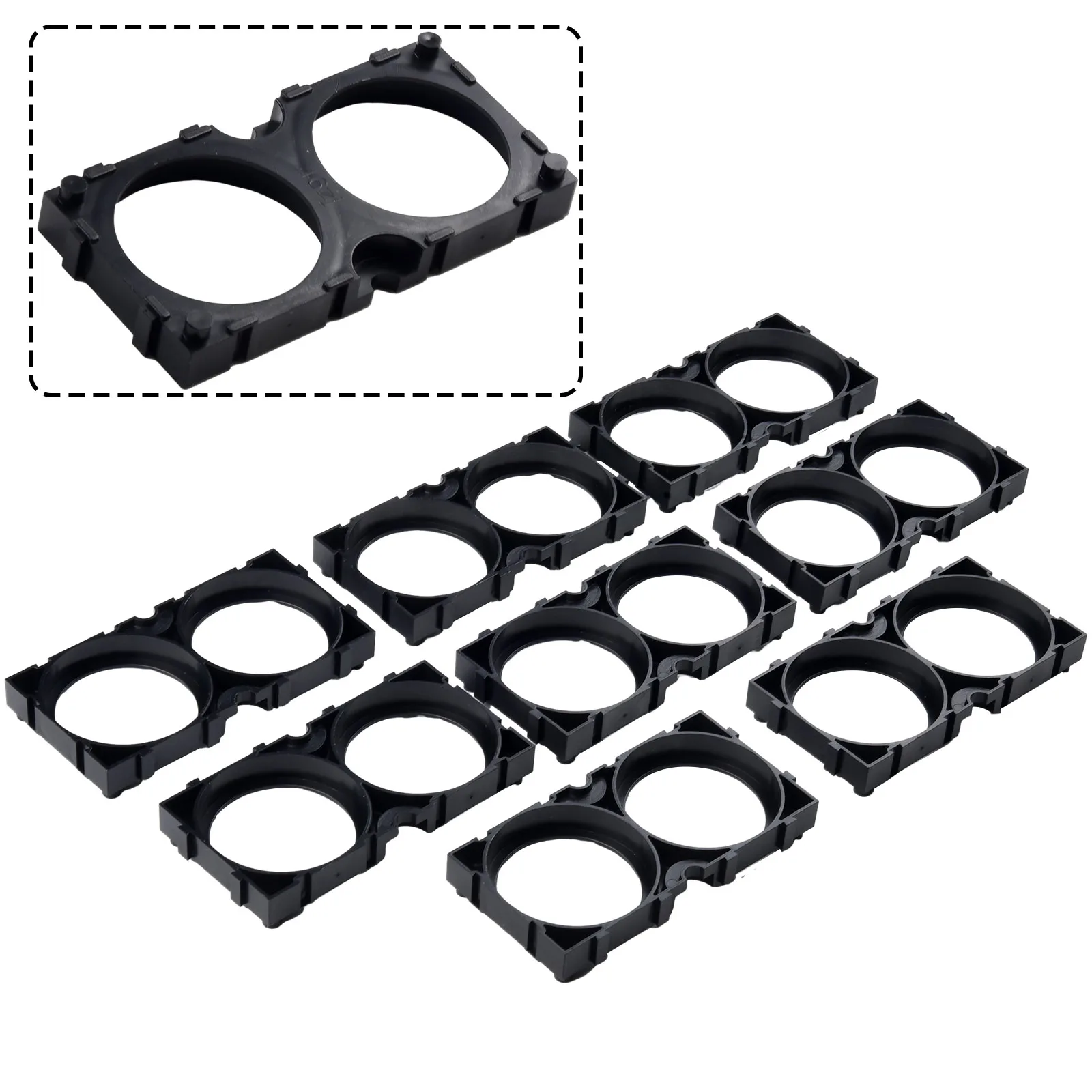 DIY Battery Plastic Bracket Sturdy Stand for 46160 46170 Battery Packs Secure and Practical Battery Storage Solution