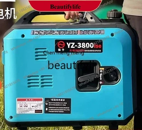 

Генератор AB02, 220 В, высокая мощность, небольшой бытовой бесшумный преобразователь частоты, портативный удлинитель диапазона для кемпинга на открытом воздухе