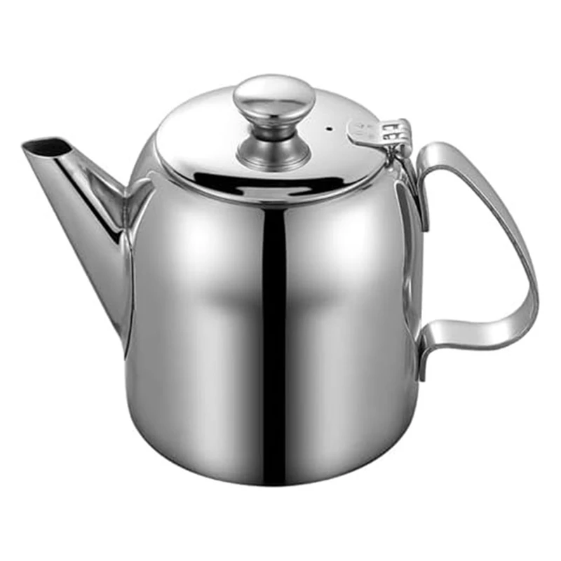 Stainless Steel Teapot 20 Oz With Short Straight Spout Cold Water Jug Coffee Kettle