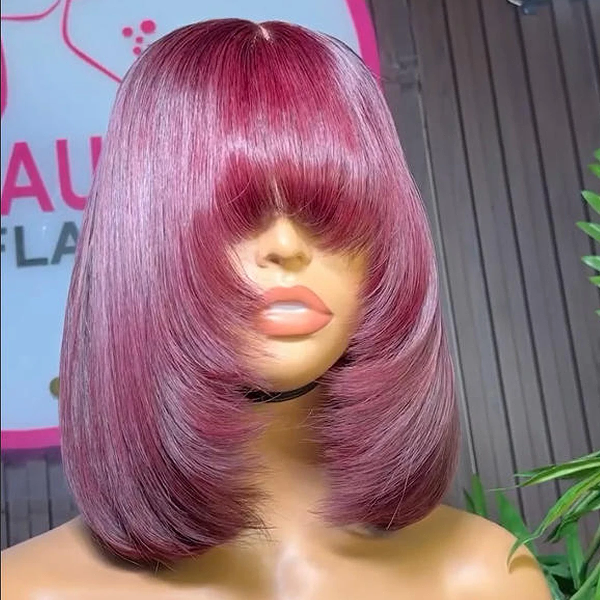 perruque-bob-lace-front-wig-remy-lisse-rouge-vin-99j-bordeaux-courte-pre-plucked-prete-a-l'emploi-5x5-2x6-hd-densite-350