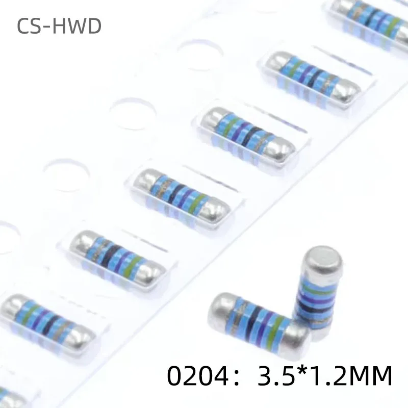 

50PCS SMD MELF Resistor 0204 1R 1.5R 2R 10R 15R 47R 100R 330R 1K 2K 4.7K 10K 100K 150K 220K 820K 1M Cylindrical Resistance
