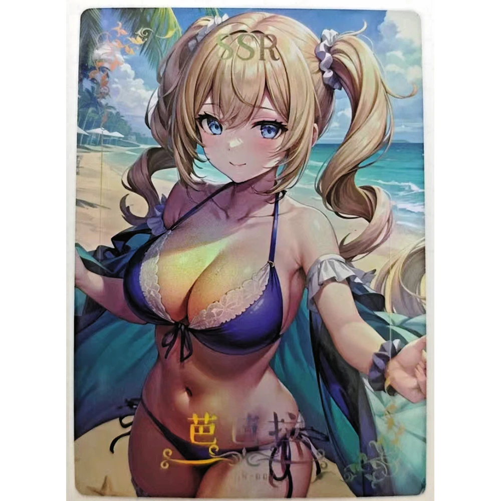 Godin Verhaal SSR Elysia Amber Vuurwerk Shin-ho Yae Miko Barbara Fischl Kafka Walnoot Kleurrijke flash collectible kaarten geschenken