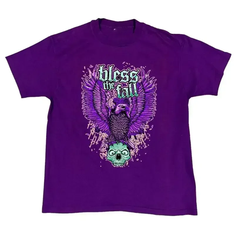 Rare BLESSTHEFALL Band  Purple All Size For Fan T Shirt AM192