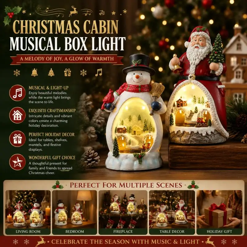 luce-notturna-natalizia-a-batteria-con-cabina-babbo-natale-e-pupazzo-di-neve-statuetta-musicale-con-mini-treno-a-led-per-decorazione-da-scrivania-o-mensola