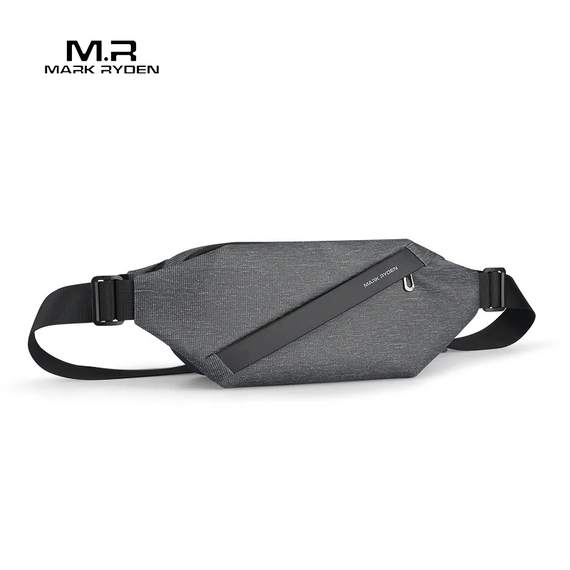 Imagem -02 - Mark Yyden-bolsa Masculina de Cinto de Nylon Bolsa Antiroubo Masculina com Peito Transversal Marca de Luxo Bolsa de Cintura Alta Tendência Flex 2024