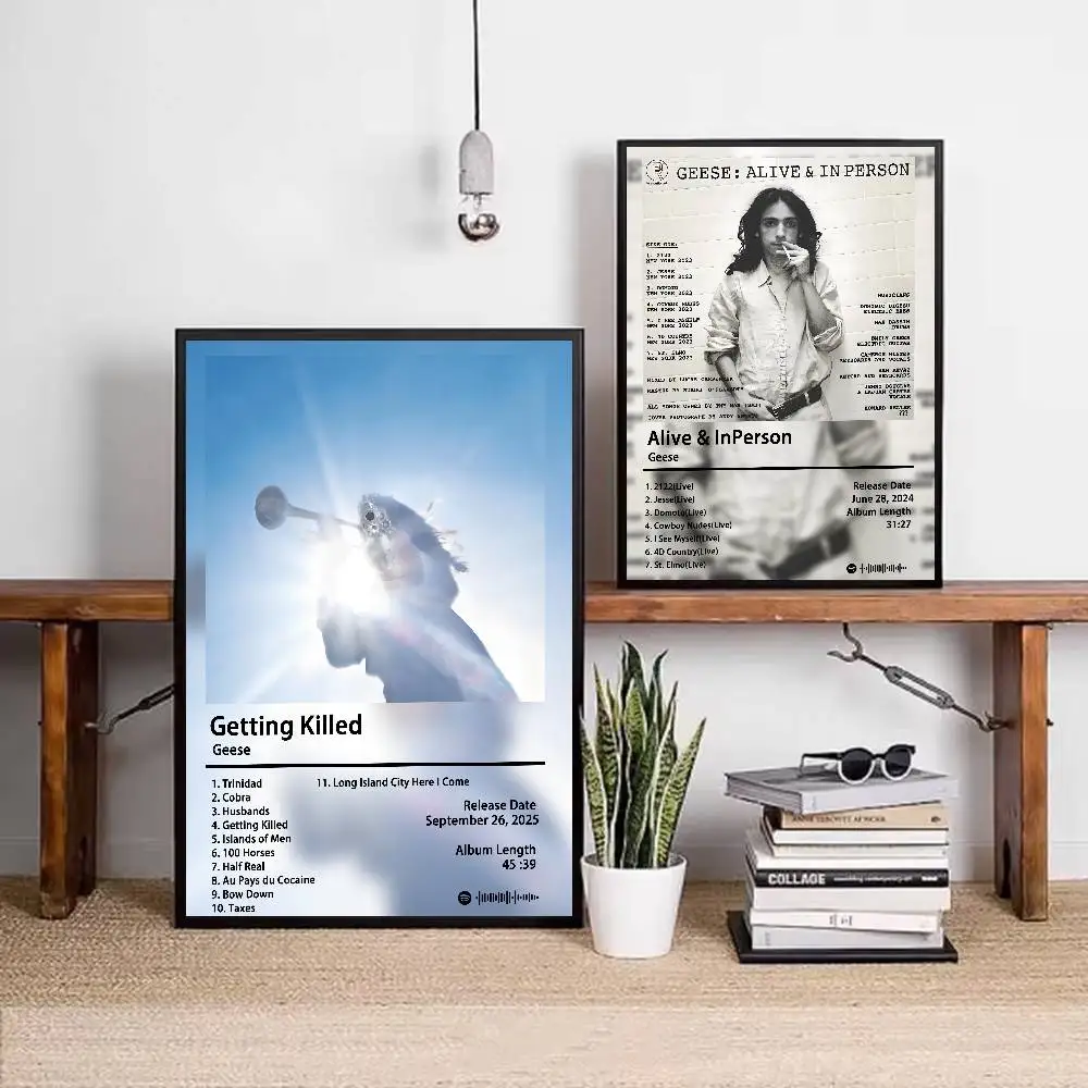 المغني G-GeeseS اقتل ملصق لزجة جدار الفن الطباعة مقاوم للماء غرفة المعيشة المنزلي غرفة نوم بار ديكور جمالي