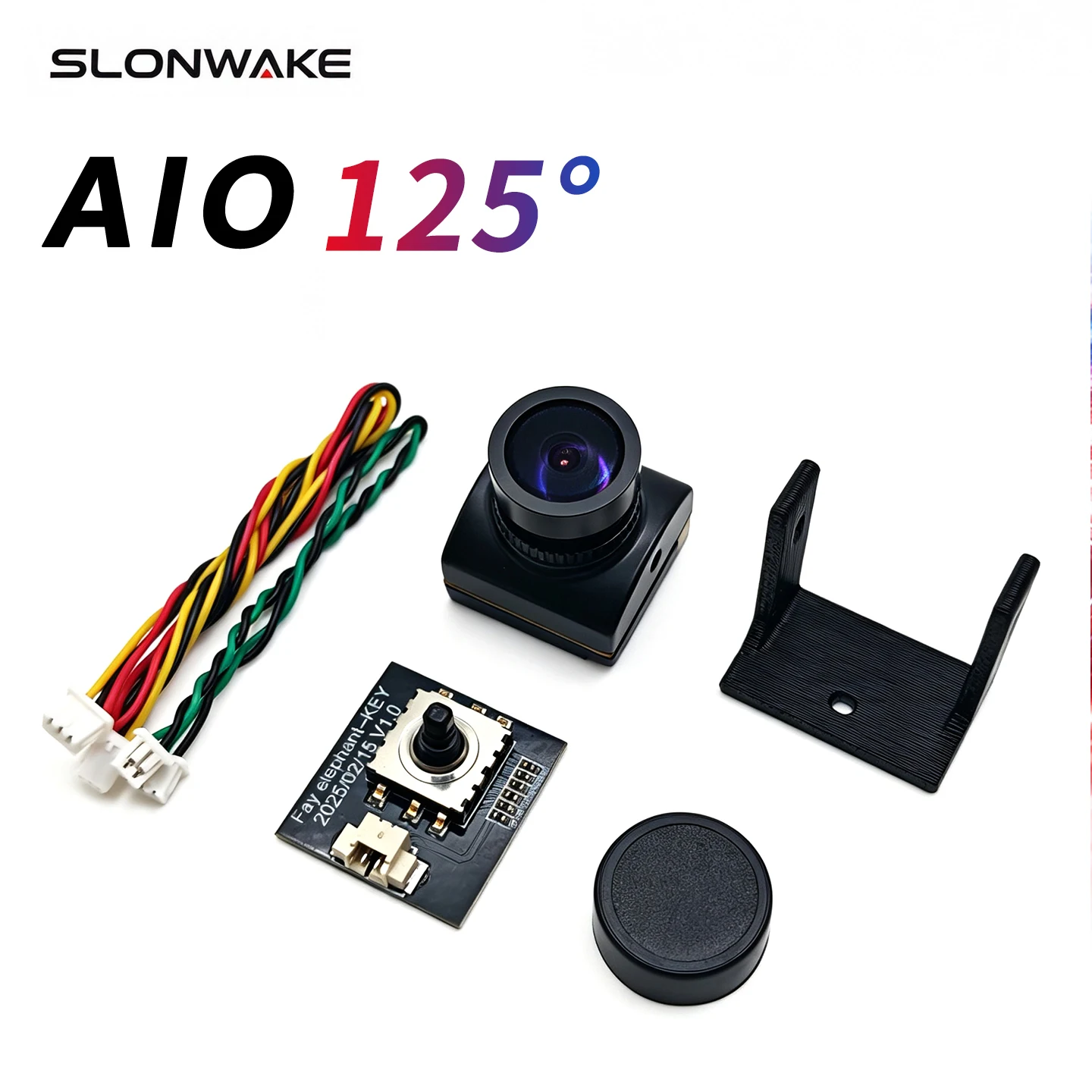 SLONWAKE 1500TVL FPV Camera 1/3inch Starlight Sensor 2.0mm Lens PAL/NTSC 16:9 For Ratel2 Replacement RC FPV Drone Quadcopter