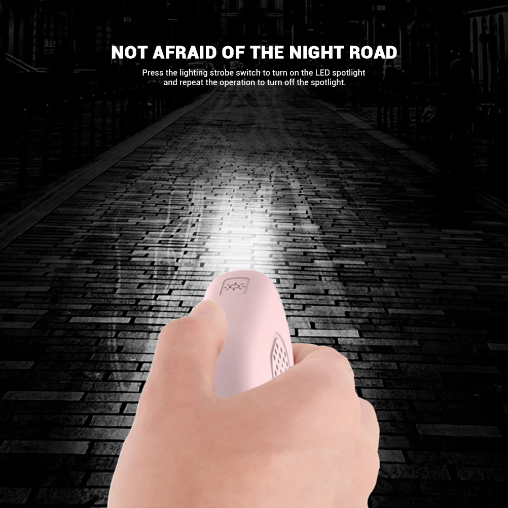 ZK30 130dB Alarm with LED Light Portable Emergency Self Defense Device