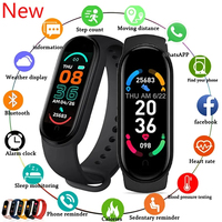 M6 Smart Band IP67 Waterproof Sport Watch Men and Woman Blood Pressure Heart Rate Monitor Fitness Smart Bracelet For Android Ios