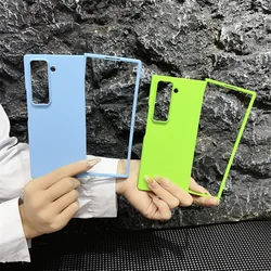 For Samsung Galaxy Z Fold Special Edition SE W25 SM-F958N Solid Color Skin Feel Phone Case Protective PC Hard Shell Back Cover