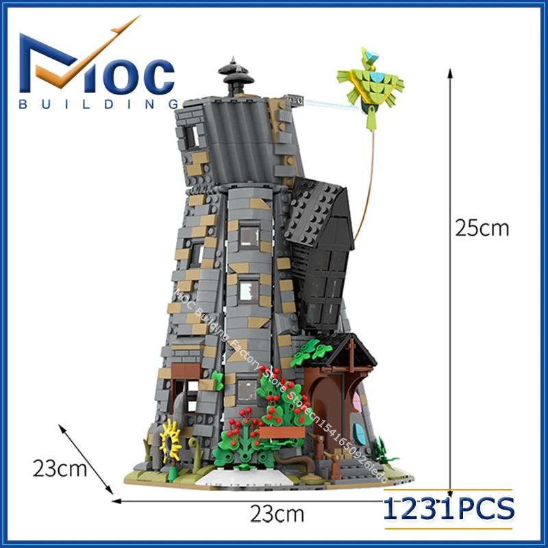 

MOC Classic Movie Series Medieval Magic Castle Tower Villa Model Building Blocks Creative Toys DIY Assemble Bricks Xmas Gifts