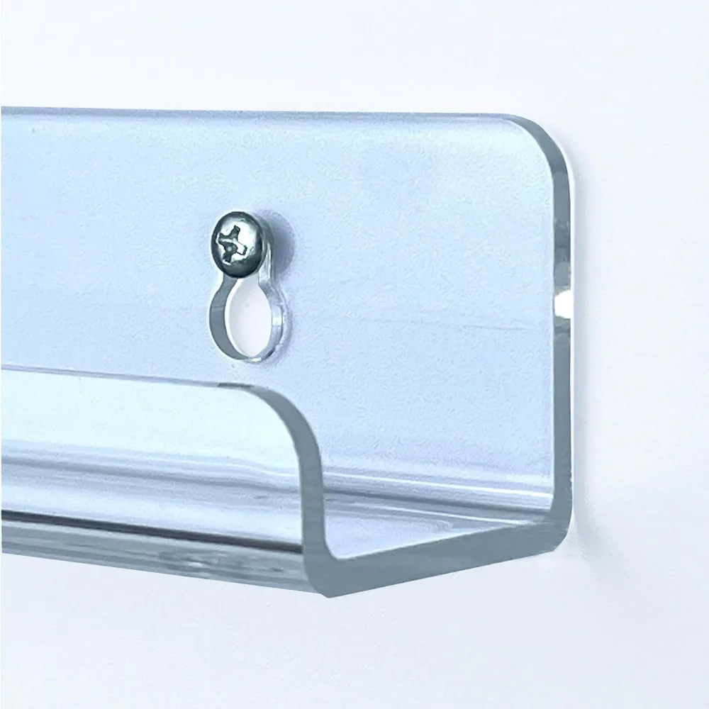 Vinyl Record Shelf Wall Mount 8Pack,7 Inch Acrylic Record Shelf,Record Wall Display, Vinyl Record Holder CD Rack,8 Pack(Clear)