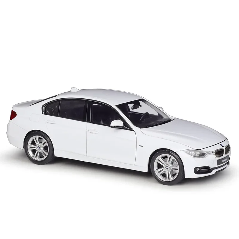 Welly Diecast 1:18 Scale Model Car High Simulator BMW 335i Classic Sports Car Metal Alloy Toy Car Gift Collection