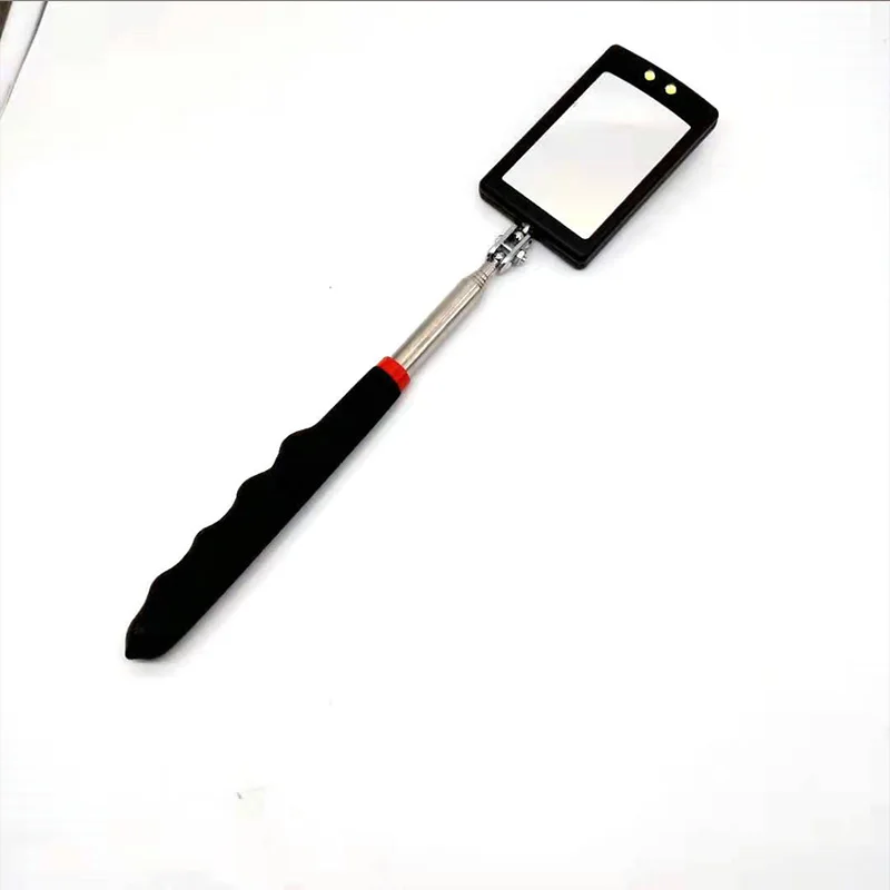Tools Inspection Mirror Telescopic Handle Repairing Tools Inspection Mirror LED Light Telescoping Mirrors Extend Mechanic