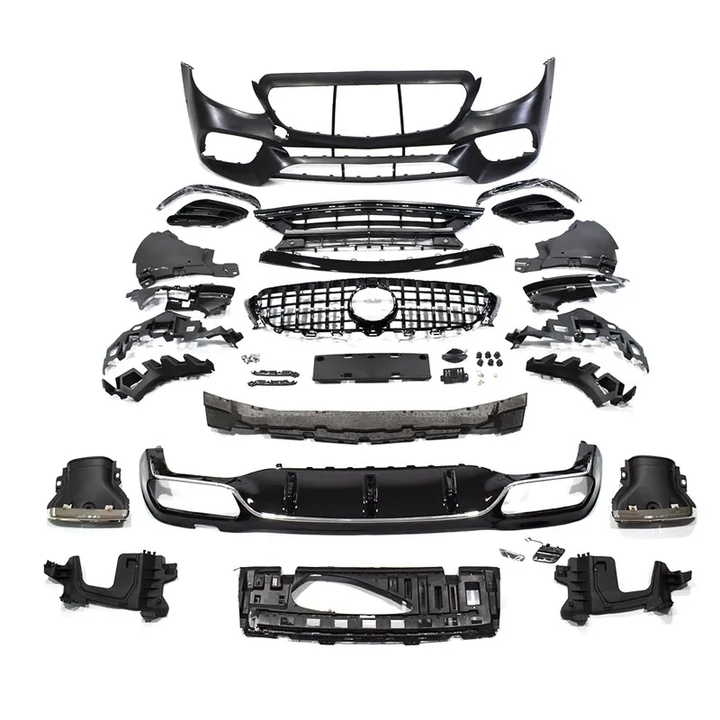 

Body kit for Mercedes Benz E-Class W213 E200 E260 E300 E63AMG modified Rear lip Front bumper Assembly