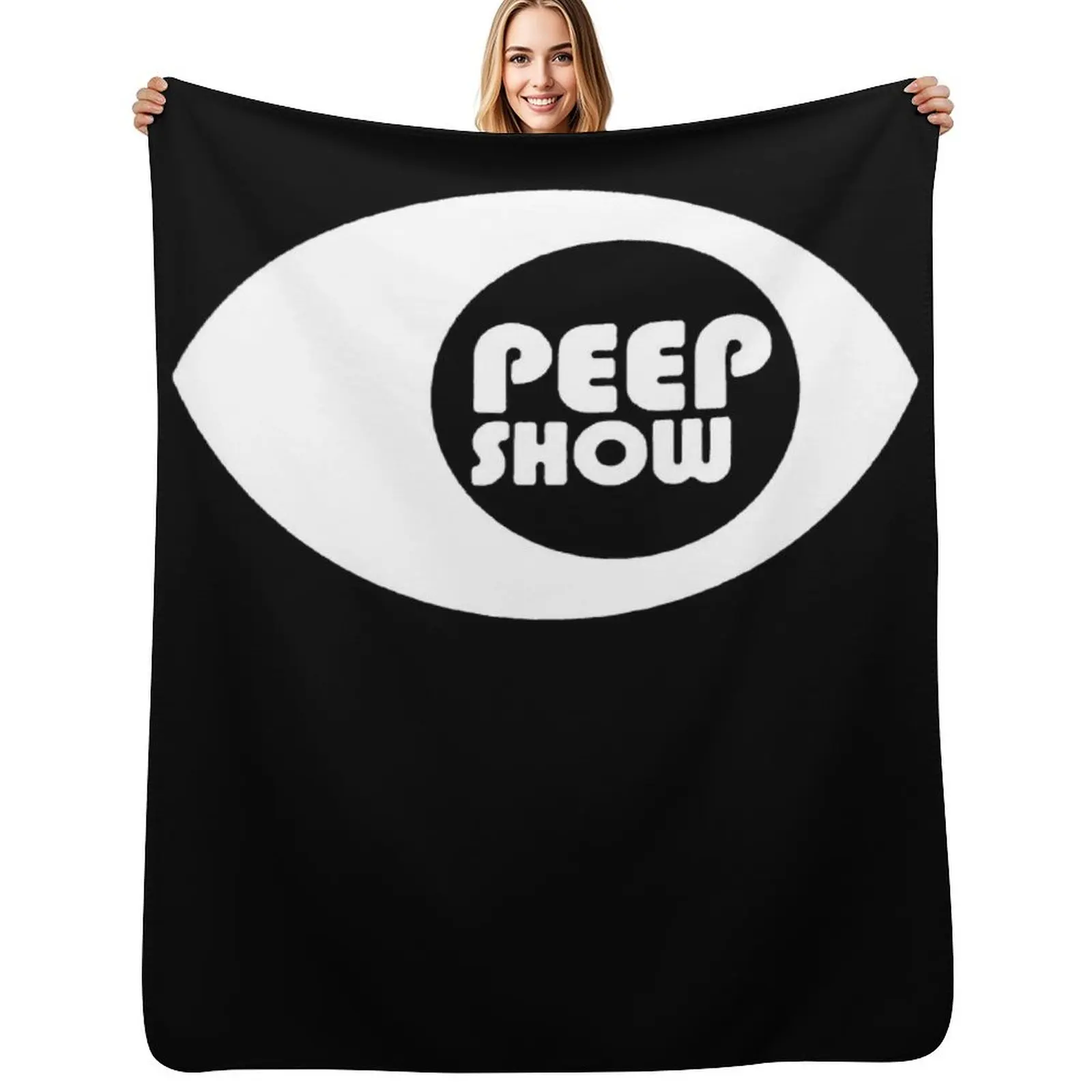 

Peep Show Logo Essential Throw Blanket Thin Luxury Thicken Quilt Blankets For Sofas Blankets
