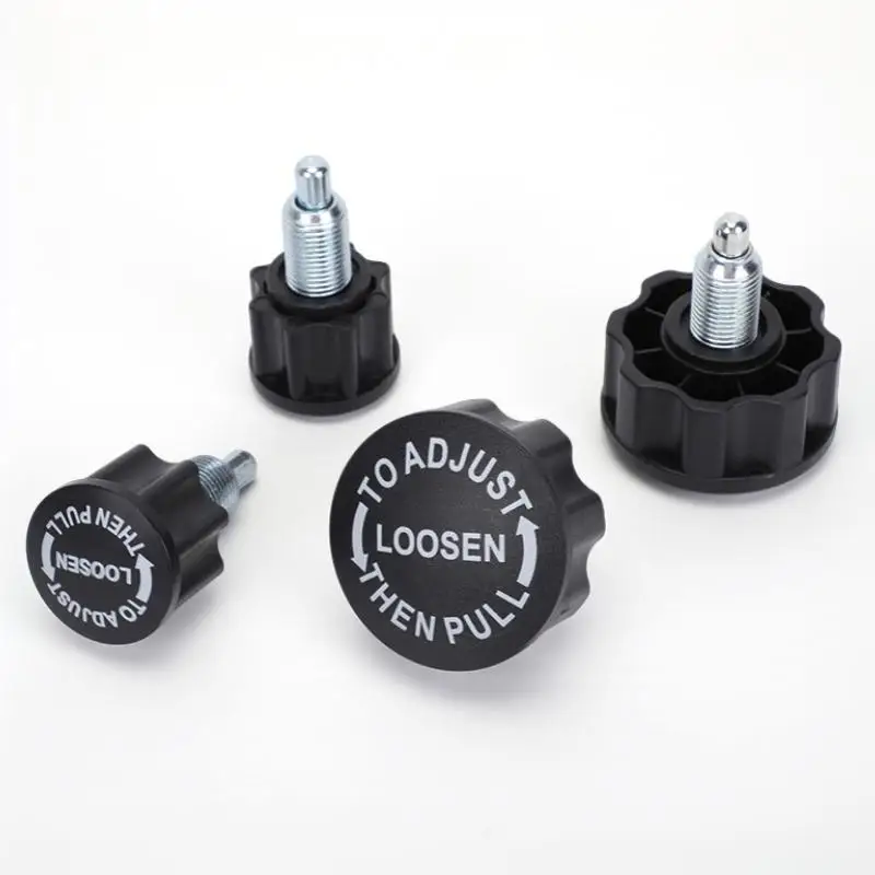 Quick Insert Plum Locking Knob Rust Resistant Non-Slip Grip Solid Steel Thread for Woodworking Projects