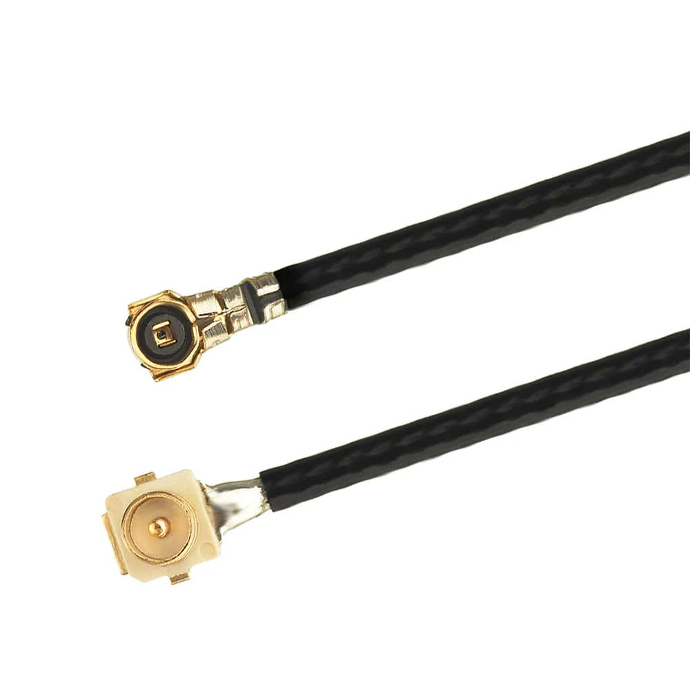 Eightwood WiFi GPS Antenna Module Pigtail Cable UF.L/IPX Plug SMD Connector to IPEX /MHF4 Jack Female 1.13mm Coaxial 10cm 2PCS