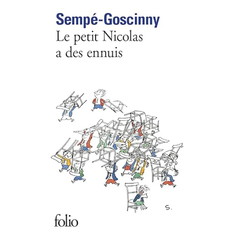 

Le Petit Николас A Des Ennuis Rene Goscinny And JeanJacques Surso FOLIO 9782070392612 Книга