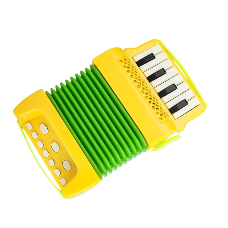 Small Accordion for Boys & Girls Educational Musical Instrument Toy