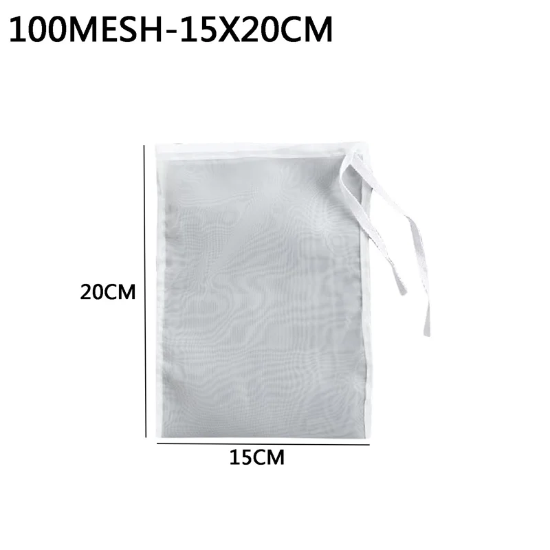 Nylon Filter Taschen Gemüse Milch Sieb Sieb Ablauf Tee Filter Net Tasche Küche Gadgets Für Home Lebensmittel Käse Tuch Honig Sieb