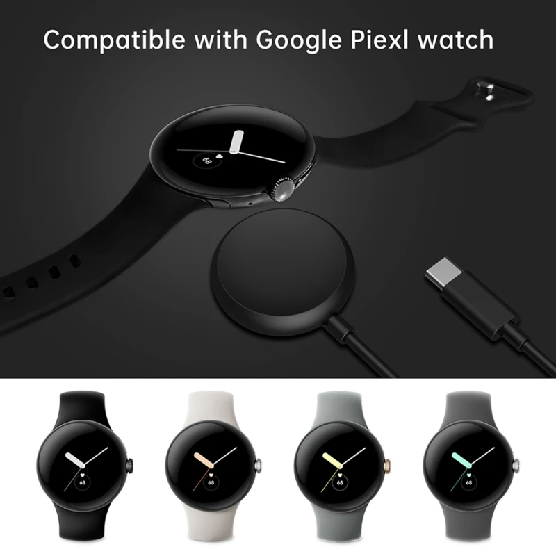 Kabel do ładowania USB przewód bazowy do Google Pixel Smart Watch typ C Dock przejściówka do ładowarki magnetyczny