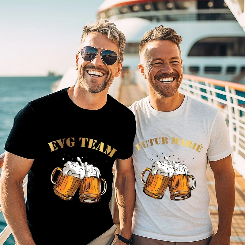 

Футболка Boyfriend Single Farewell Bachelor Stag Party Wedding Beer Graphic Y2K Топы Evg Team Футболки Future Groom Man Squad