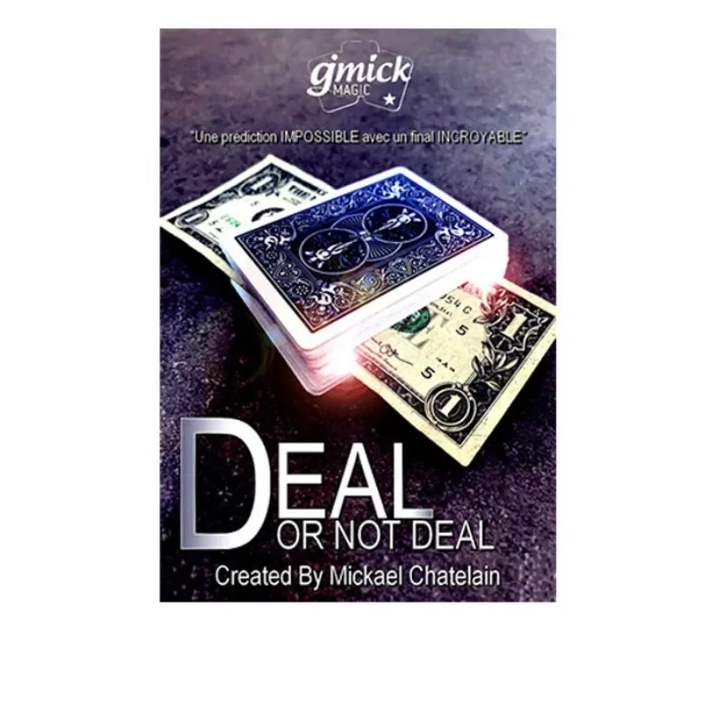 

DEAL OR NOT DEAL by Mickael Chatelain Gimmicks Magic Cards Magic Tricks Magician Close up Magic Props Fun Illusions Street Bar