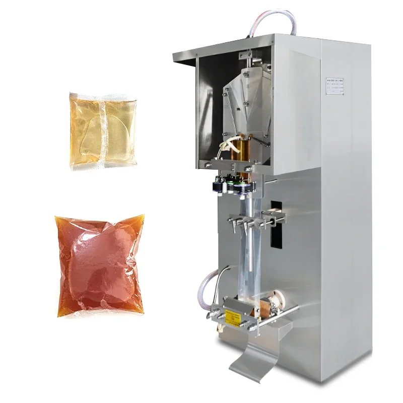 

Automatic small milk juice beverage water liquid detergent pouch sachet bag filling and sealing machine