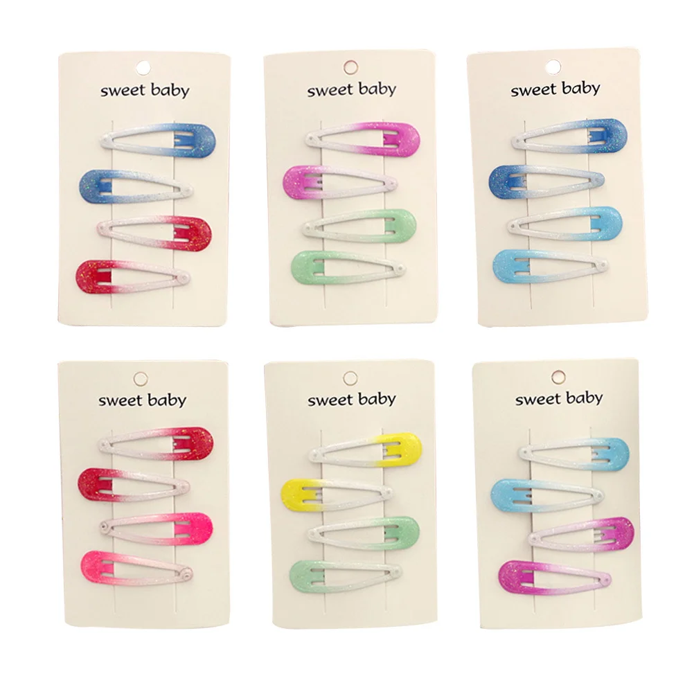 

24Pcs Gradual Color Hair Clips Animal Design Baby Barrettes for Girls All Seasons Outfits Baby Barrettes Kids Hair Snaps