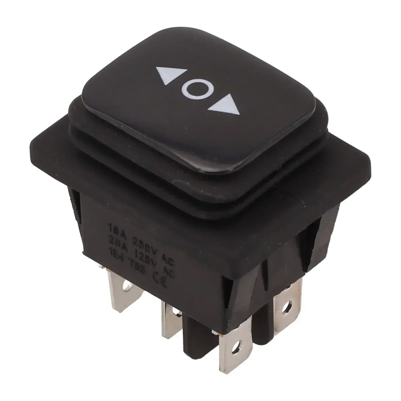 For DIY Electronics Momentary Polarity Reverse Switch 6 Pin 3 Position Switch Easy Installation Power Rating 20A At 125V AC
