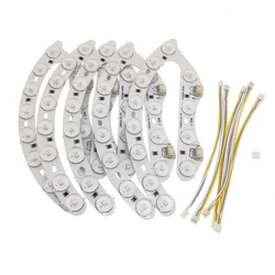 Lámpara de techo de Color Doul, módulo LED de 9W, 12W, 18W, 24W, 30W con lente y controlador, 3000K, 4500K, 6500K, fuente de luz de tres colores para bricolaje