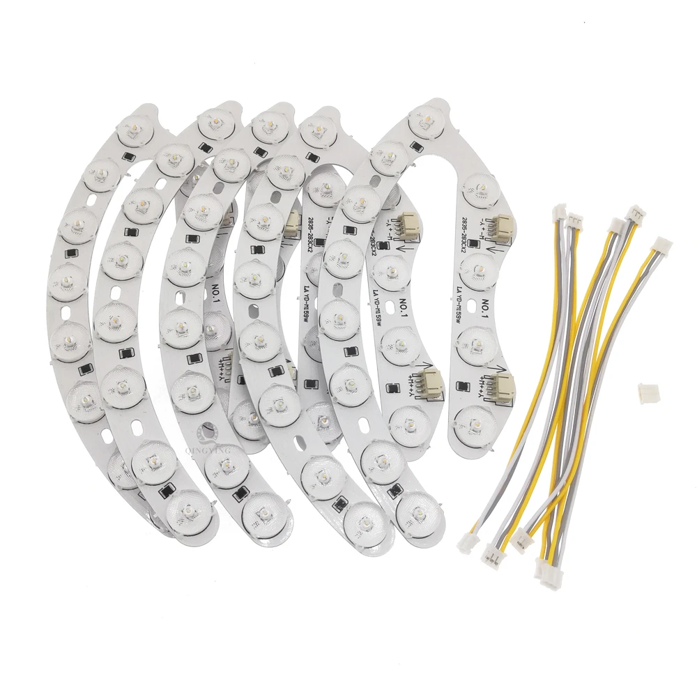 Doul Color Ceiling Lamp LED Module 9W 12W 18W 24W 30W With Lens and Driver, 3000K 4500K 6500K Three Colors Light Source For DIY