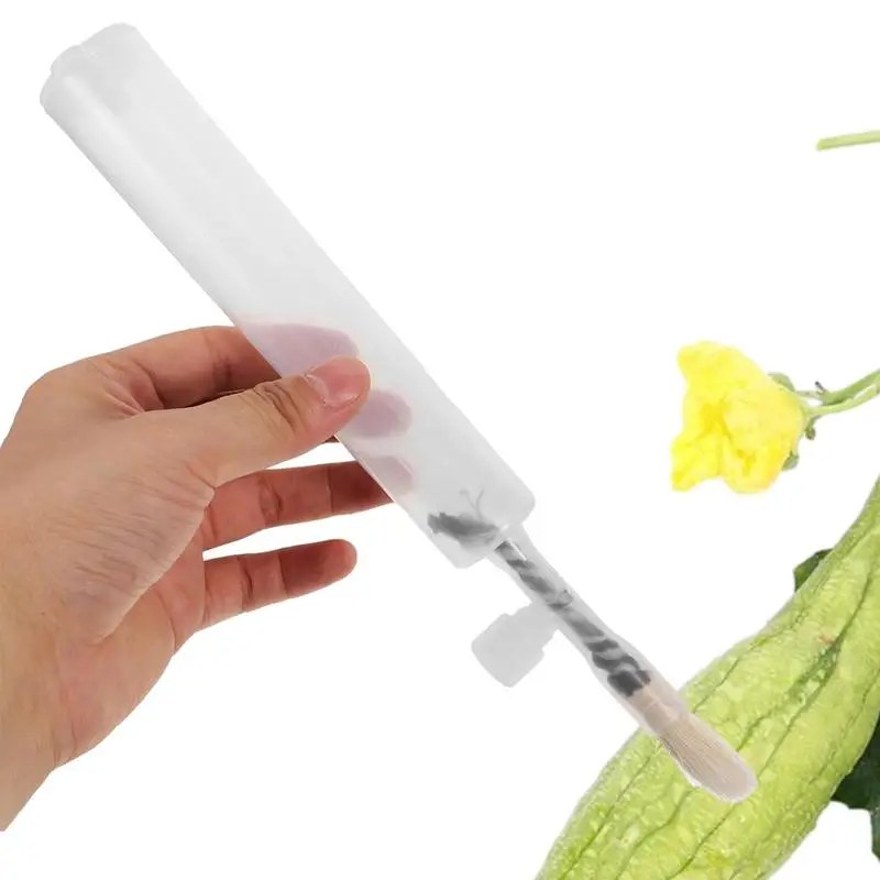 Pollinating Pen Artificial Pollinating Brush Gardening Outdoor Pear Apple Tree Planting Pollen Smudge Tool Fruit Duster Device