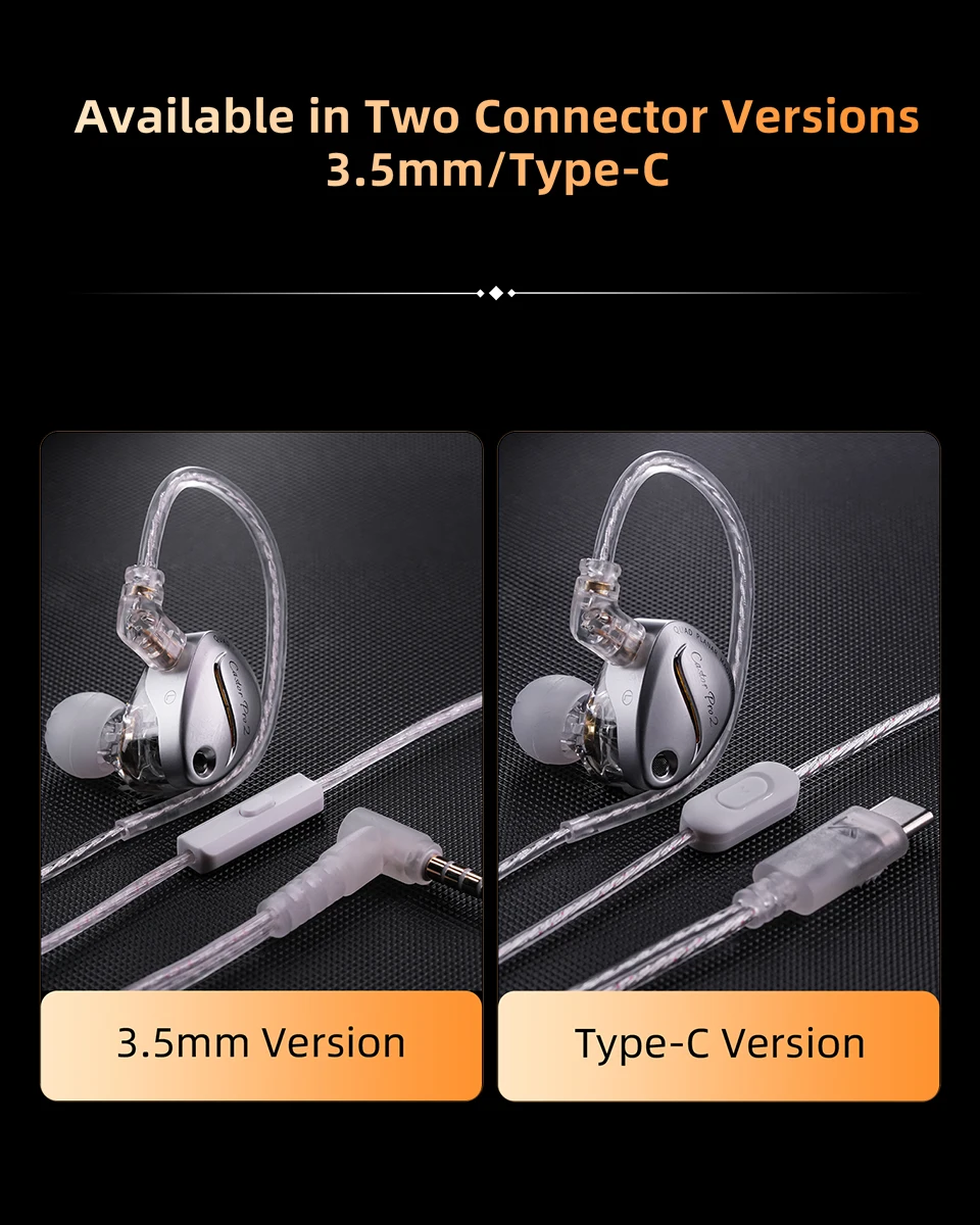KZ Castor PRO 2 Dynamische + Planare Magnetische Ohrhörer Hochwertige Abstimmbare Kopfhörer Harman Target mit Verbessertem Bass – Detail 16