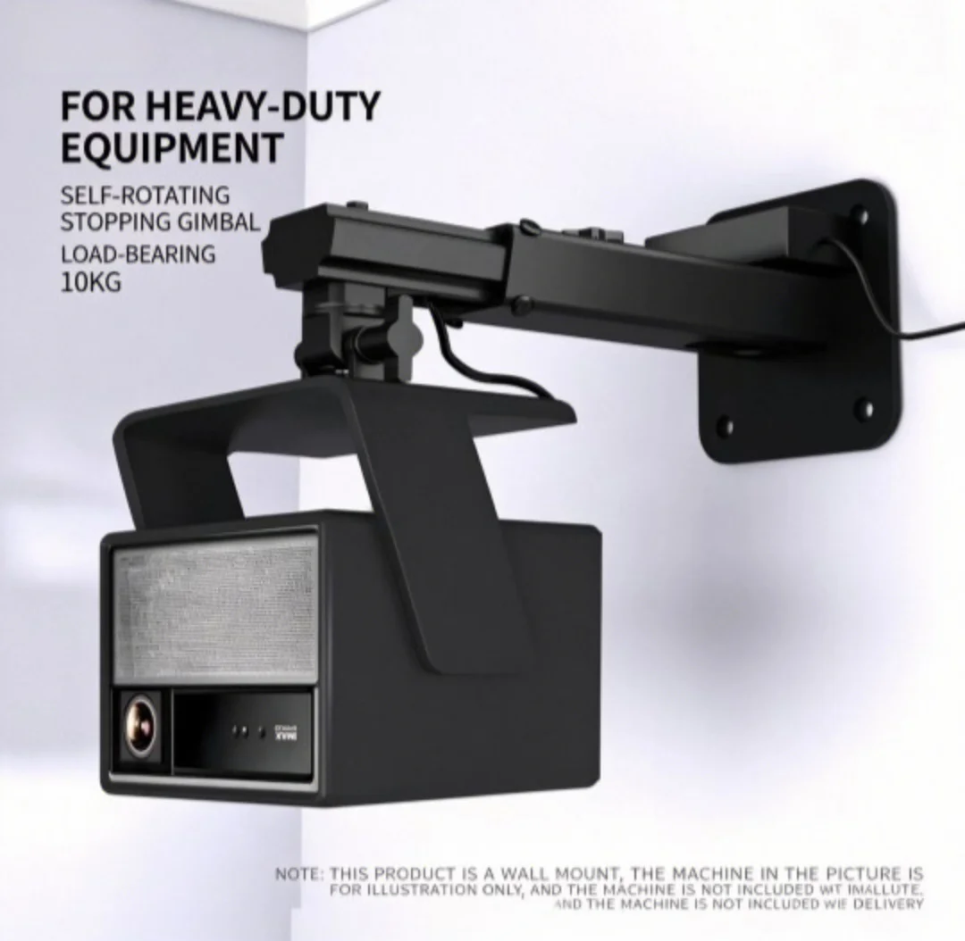 

Настенный кронштейн Feilimud для проекторов с высокой нагрузочной способностью (до 15 кг), подходит для XGIMI RS pro3, Dangbei X5 и других моделей.