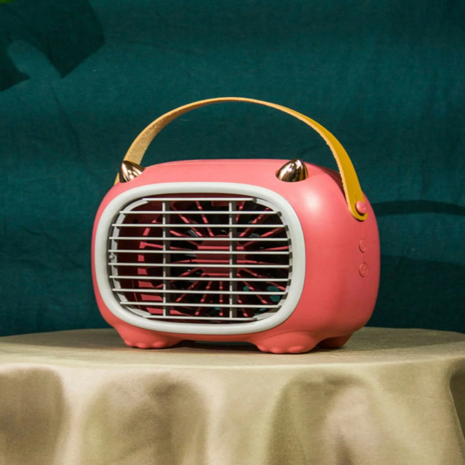 Rechargeable High-Power Mist Fan, Portable Evaporative Air Cooler Humidifier For Dorm, Office