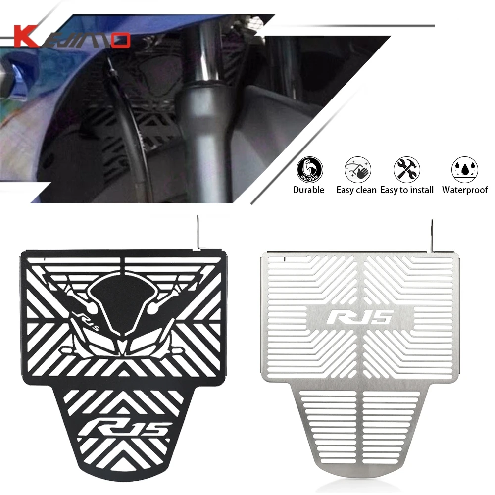 Para YAMAHA YZF R15 V3 2024 YZF R15 V3 2022 2023 cubierta protectora para parrilla de radiador Protector Grill YZF-R15 V3 2018-2021 motocicleta