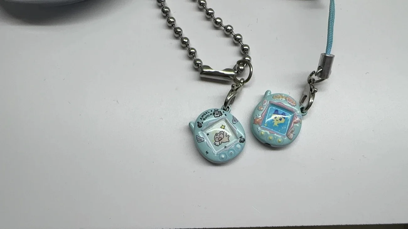  Miniatur-Tamagotchi-Modell-Anhänger, Kawaii Mini-Legierungs-Schlüsselanhänger für Handy oder Miniaturpuppen, DIY-Dekoration – Detail 3