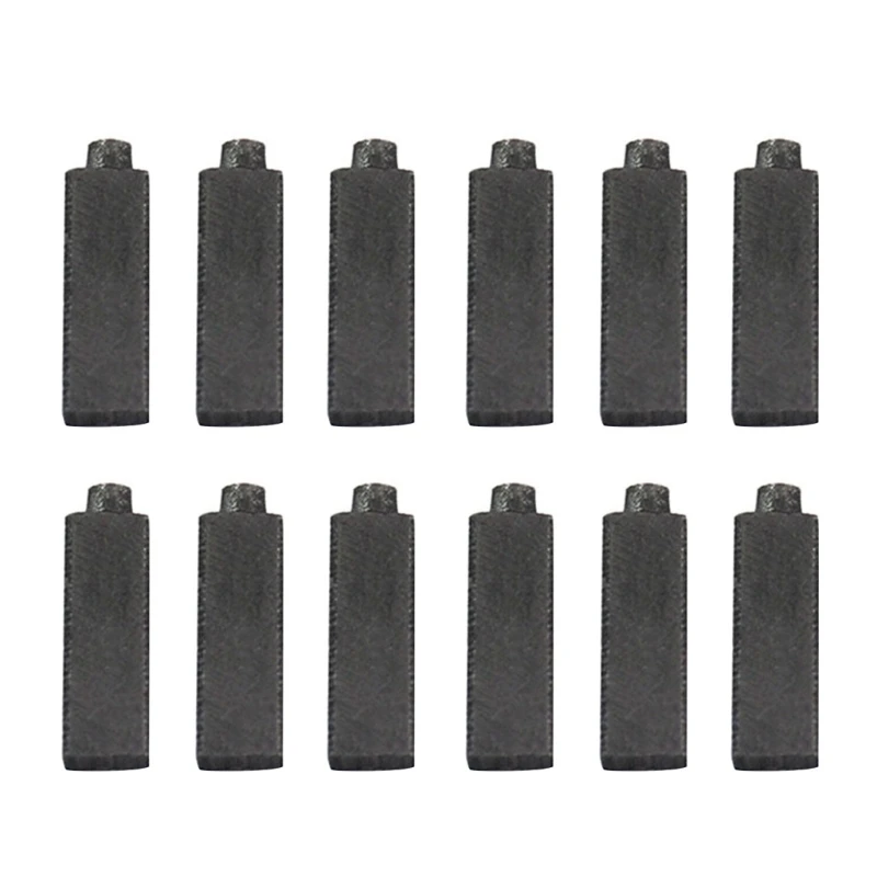 

12Pcs Carbon Brush 4x5.5x17mm Motor Carbon Brushes For Anchors Engine Electric